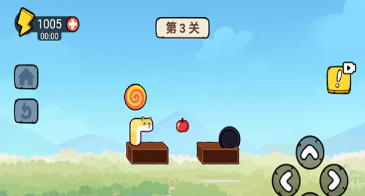 贪吃的苹果蛇_https://m.913u.com_休闲益智_第3张